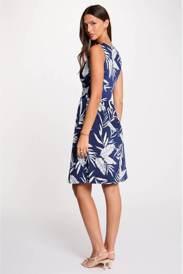 Morgan korte jurk donkerblauw - Foto 3