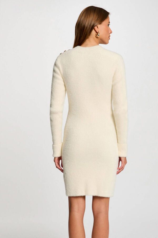 Morgan korte jurk ecru - Foto 2