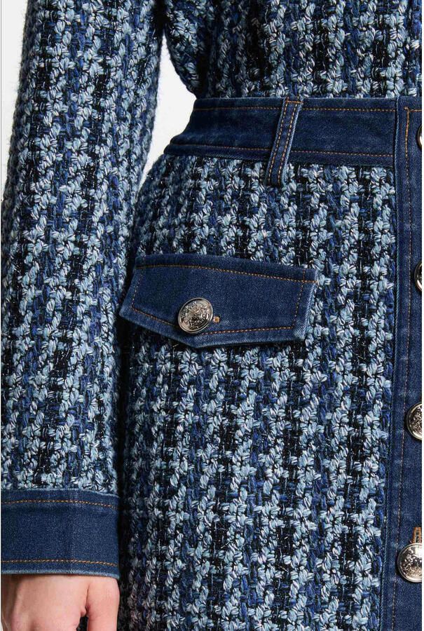 Morgan korte rok blauw - Foto 2