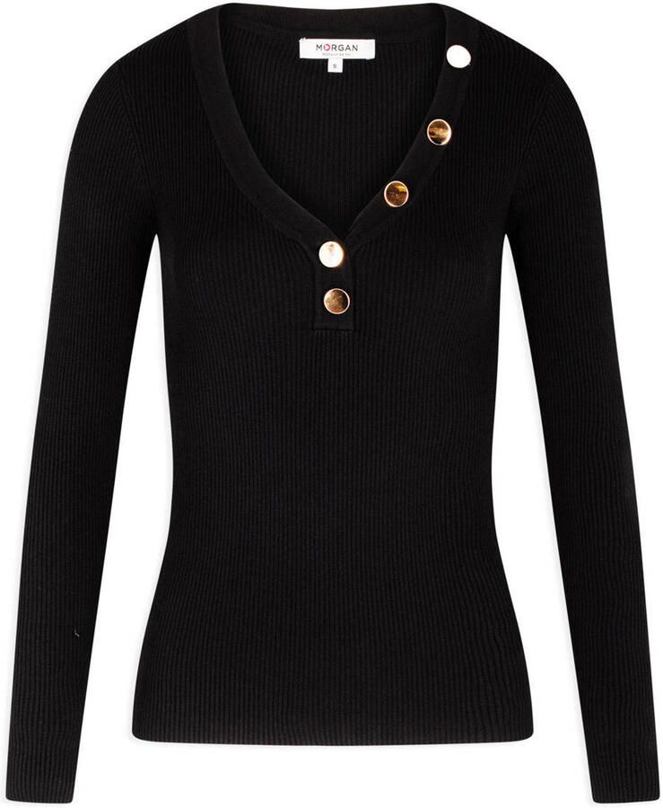 Morgan longsleeve zwart - Foto 1