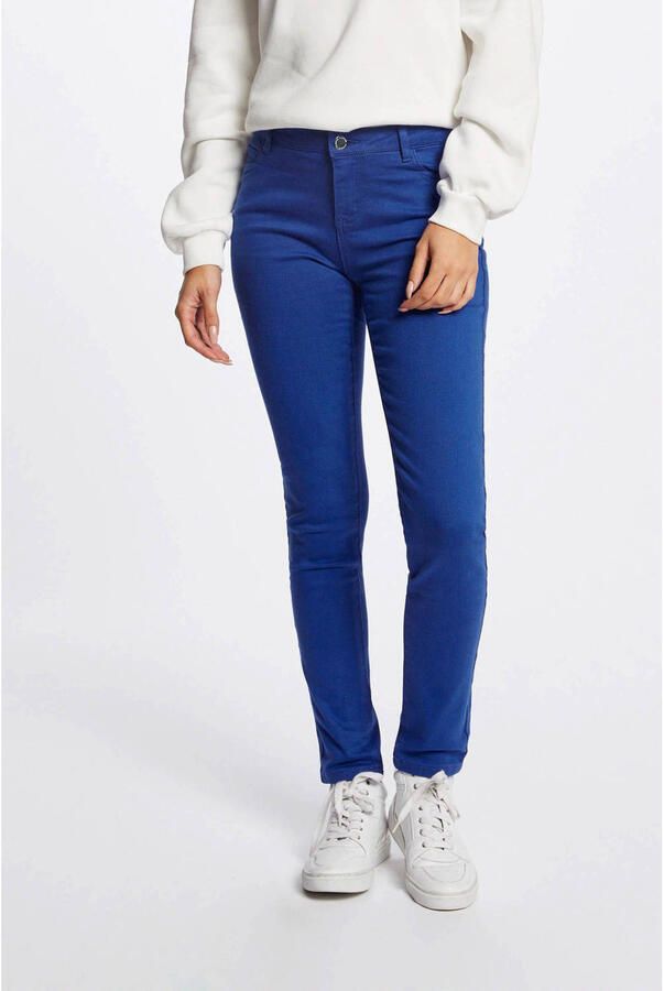 Morgan low waist skinny broek blauw
