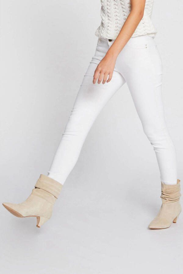 Morgan low waist skinny jeans off white - Foto 3