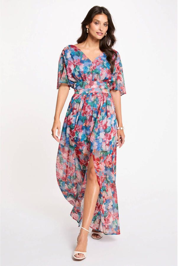 Morgan maxi jurk blauw