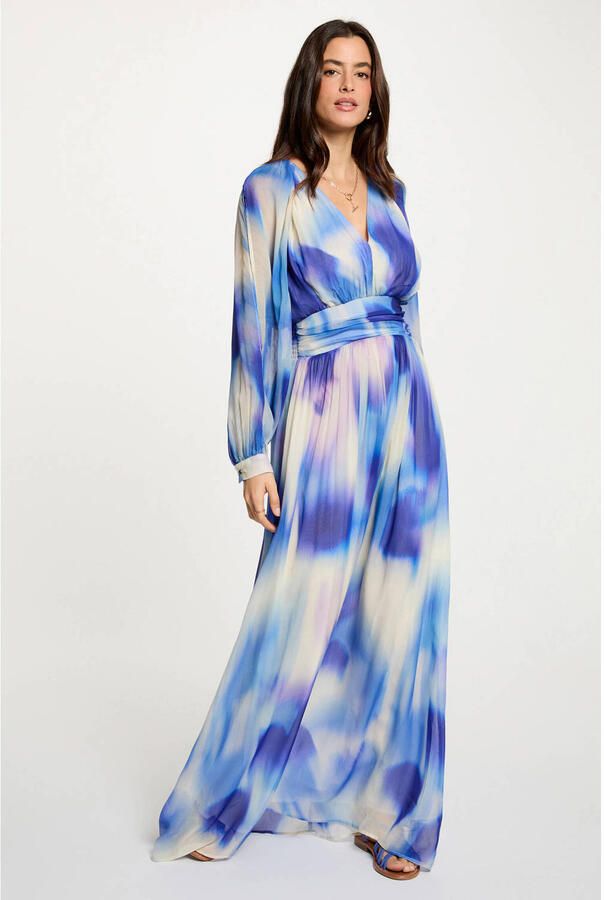Morgan maxi jurk blauw