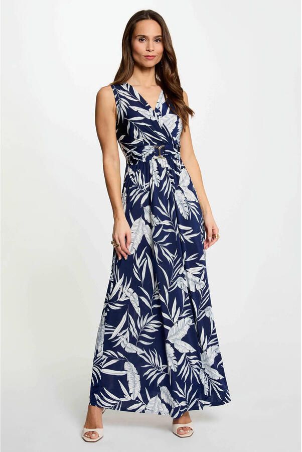 Morgan maxi jurk marineblauw