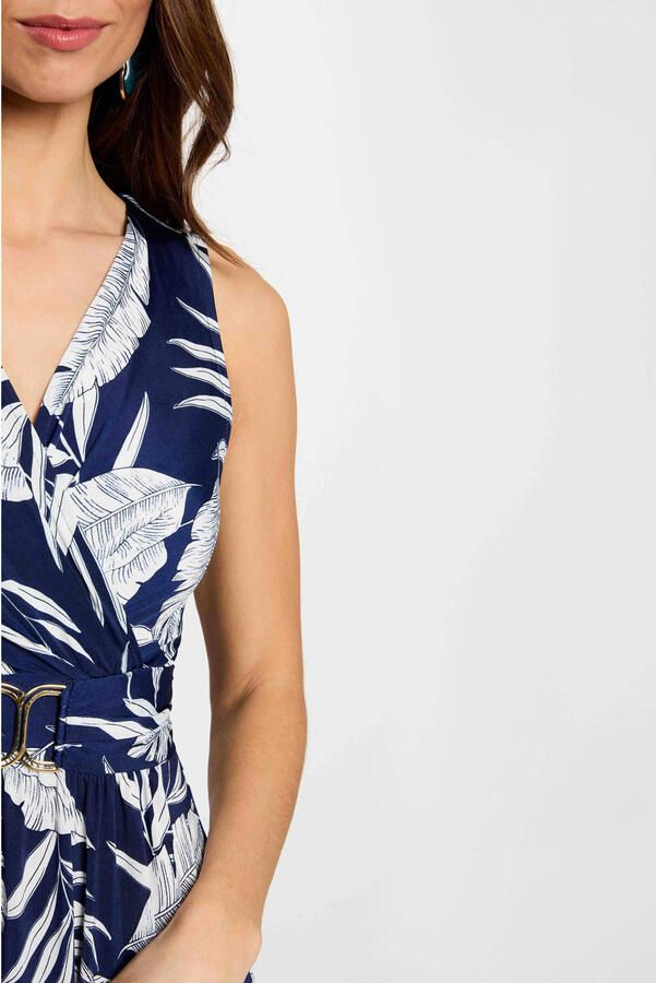 Morgan maxi jurk marineblauw - Foto 3