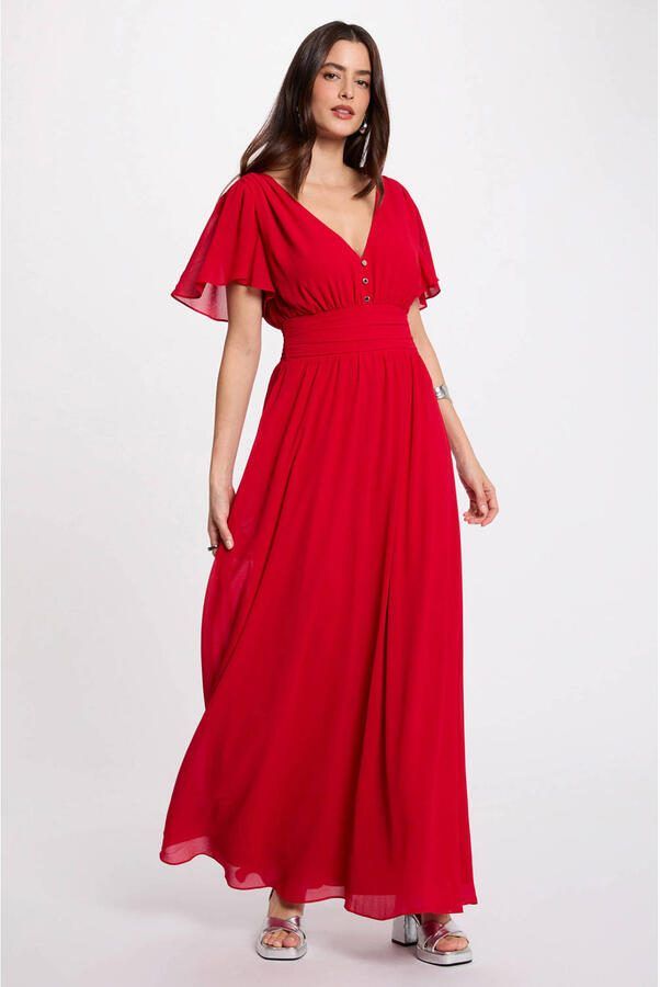 Morgan maxi jurk rood