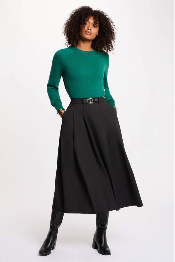 Morgan midi rok zwart - Foto 3