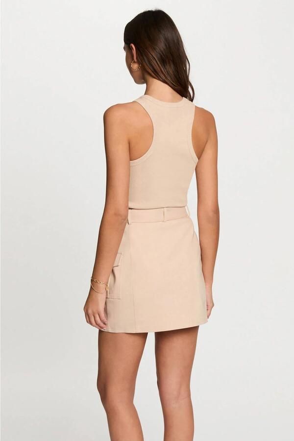 Morgan mini jurk beige - Foto 3