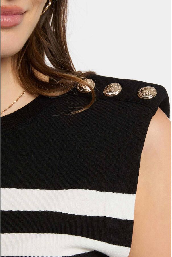 Morgan mouwloze top zwart