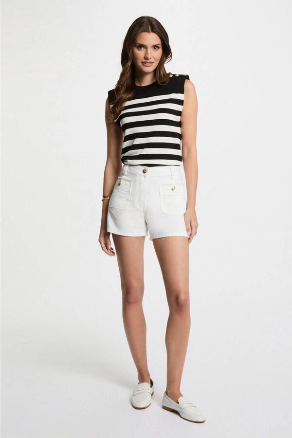 Morgan mouwloze top zwart - Foto 2