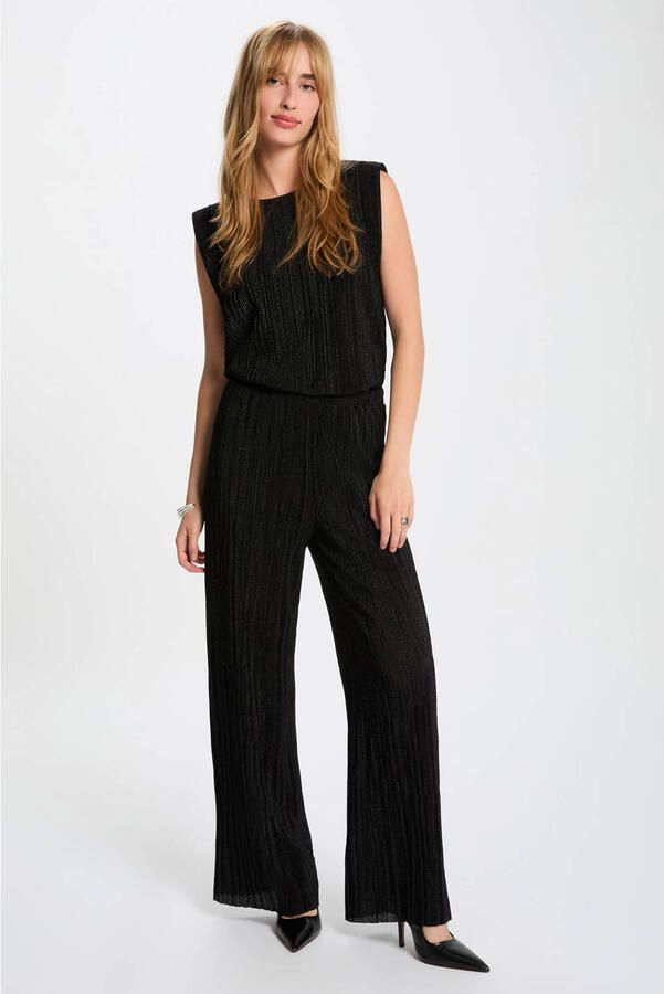 Morgan mouwloze top zwart met glitter - Foto 2