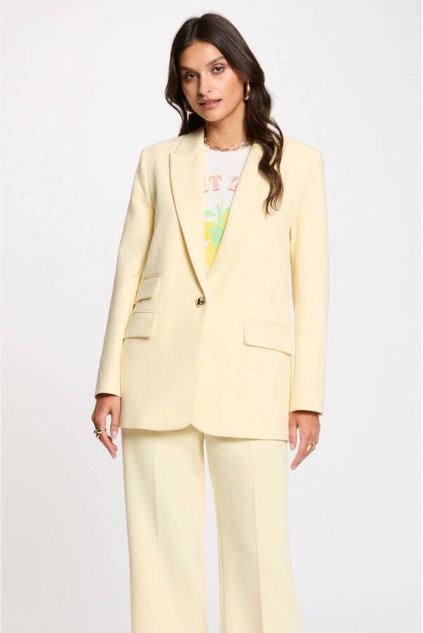 Morgan oversized blazer lichtgeel