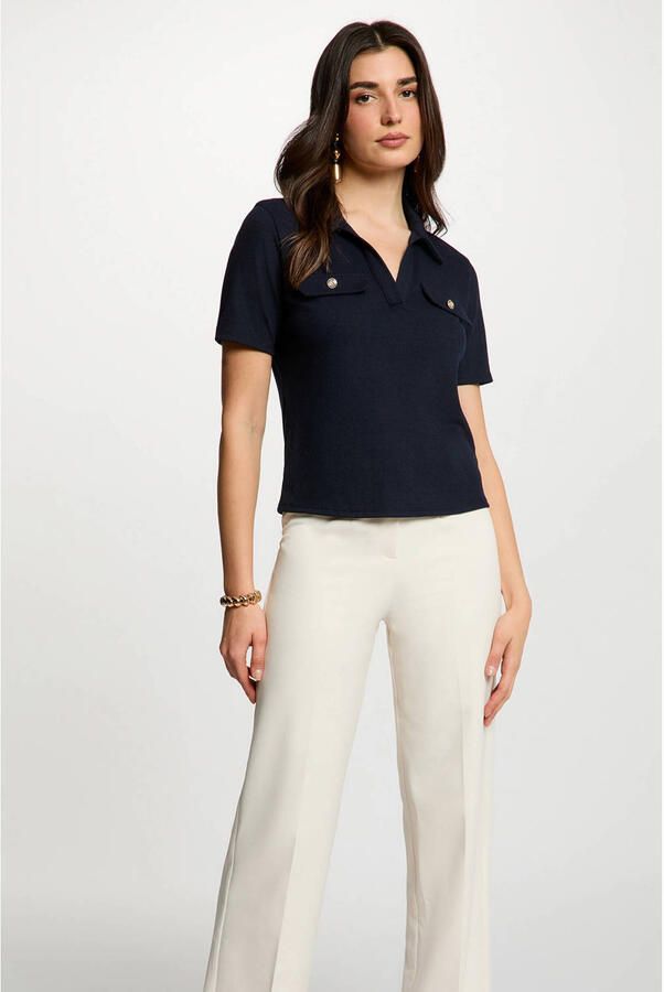 Morgan Polo Shirt Korte Mouw DROSSO