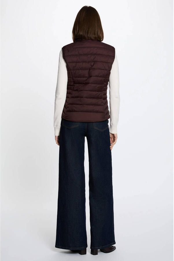 Morgan quilted bodywarmer donkerbruin - Foto 2