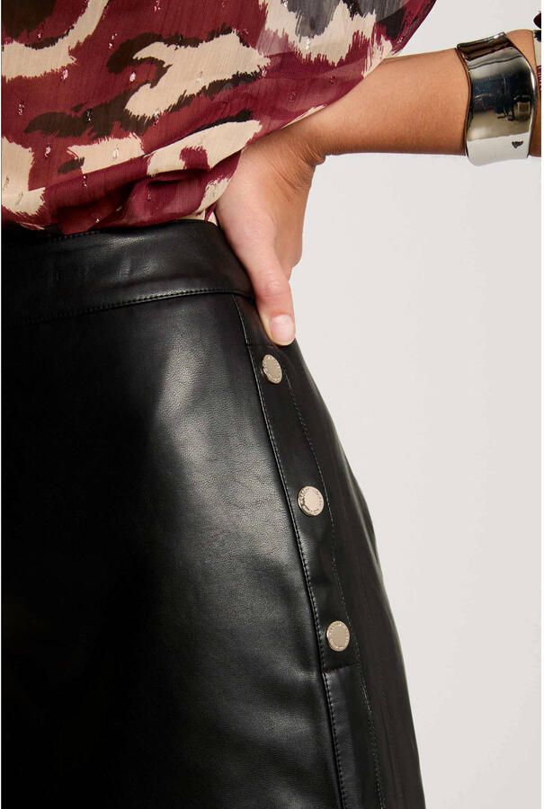 Morgan rechtvallend regular waist casual short zwart - Foto 2