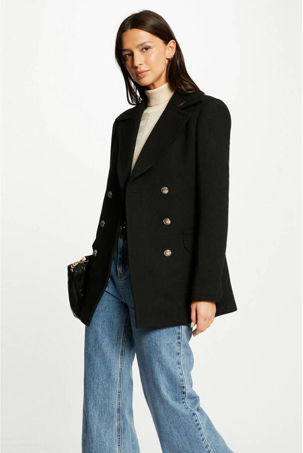 Morgan rechtvallende blazer zwart - Foto 2