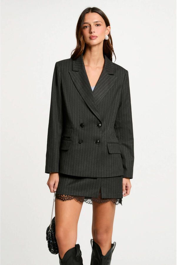 Morgan regular blazer antraciet