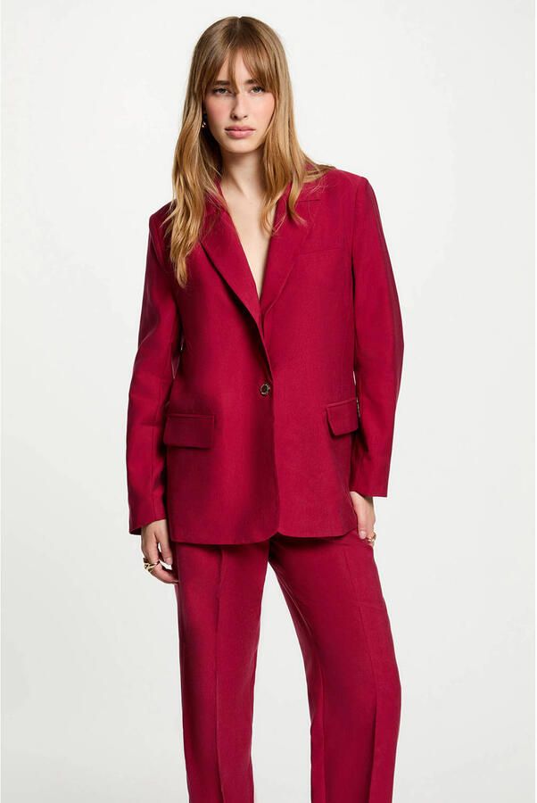 Morgan regular blazer donkerrood