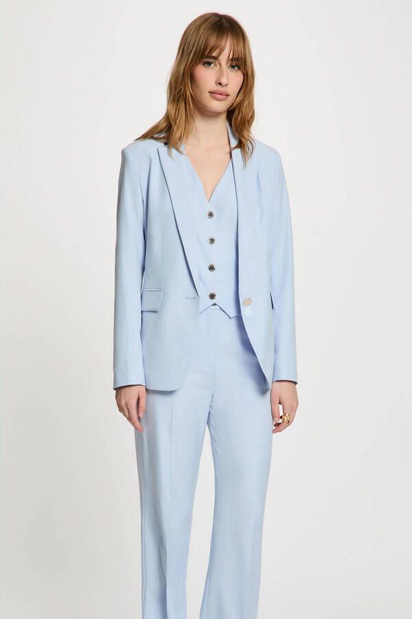 Morgan regular blazer lichtblauw