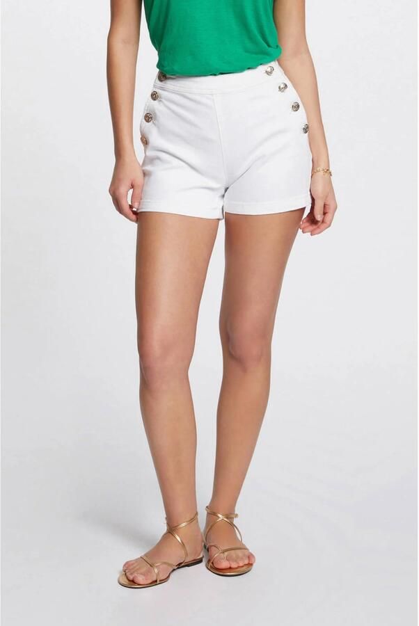 Morgan relaxed short ecru