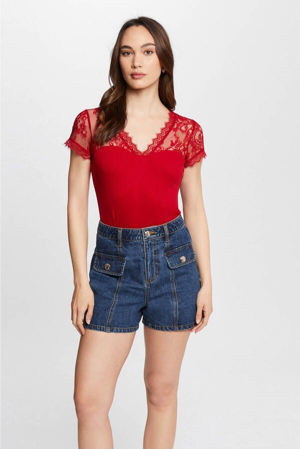 Morgan semi-transparante top - Foto 2