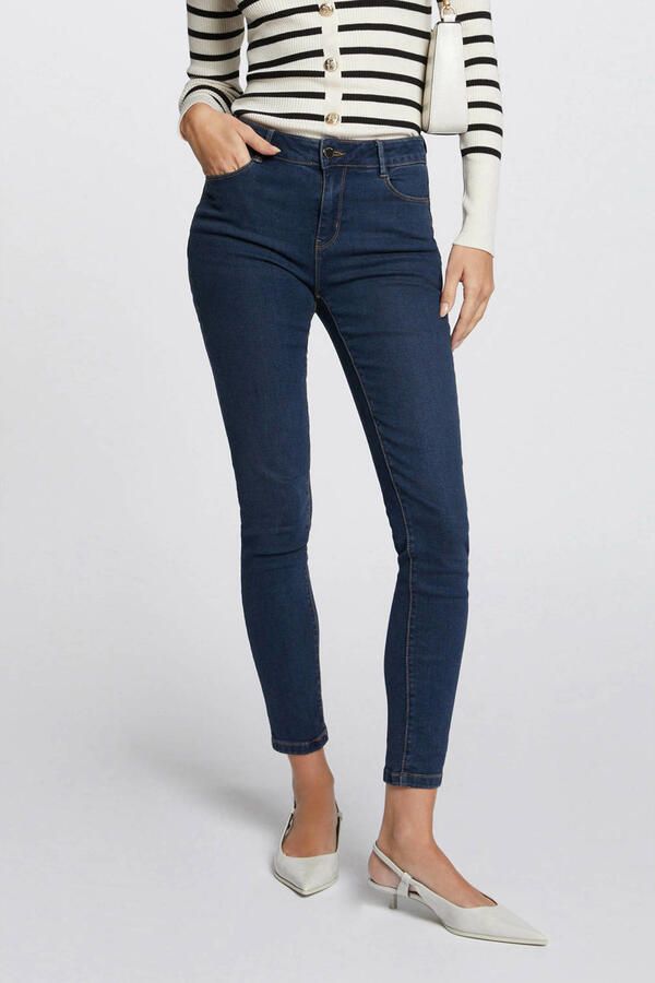 Morgan skinny jeans dark blue denim - Foto 2