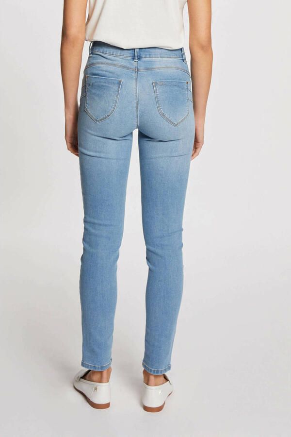 Morgan skinny jeans light blue denim - Foto 2