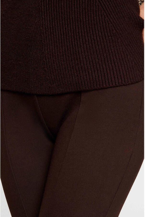 Morgan skinny legging donkerbruin - Foto 2