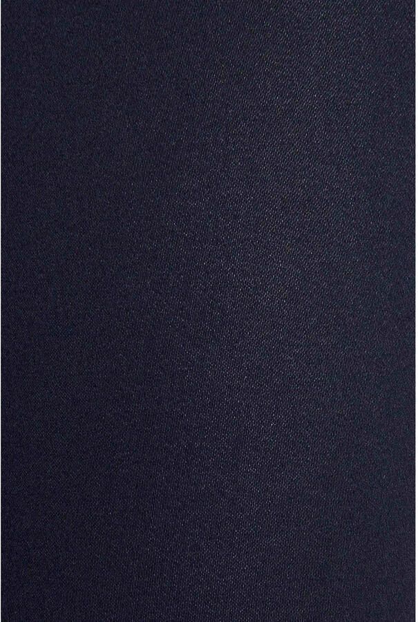Morgan slim fit broek donkerblauw