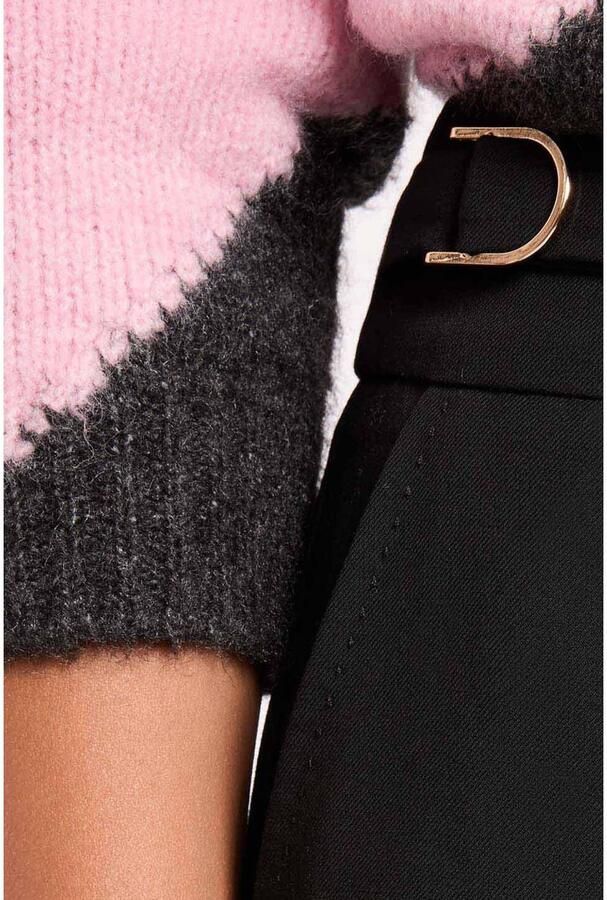 Morgan slim fit cropped broek zwart - Foto 2