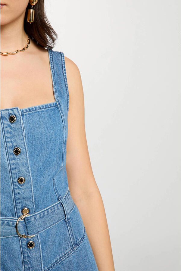 Morgan spijkerjurk medium blue denim - Foto 2