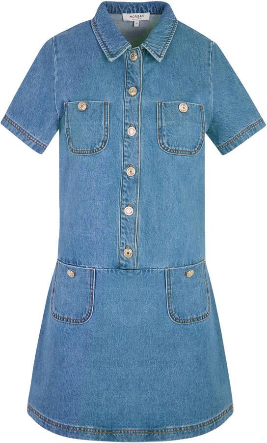 Morgan spijkerjurk medium blue denim - Foto 3
