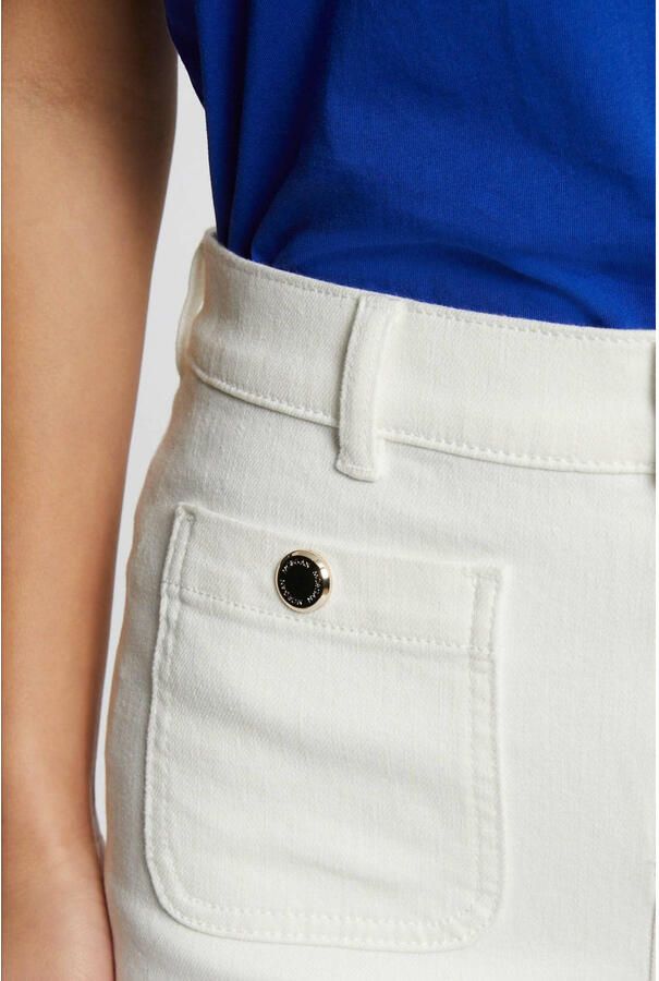 Morgan straight high waist cropped broek ecru - Foto 2