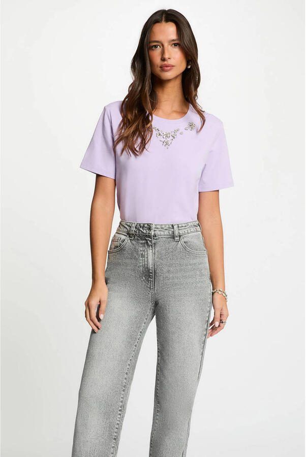 Morgan T-shirt lila