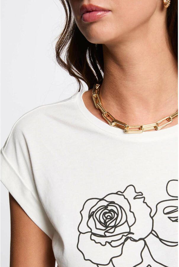 Morgan T-shirt wit - Foto 2