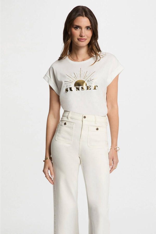 Morgan T-shirt wit