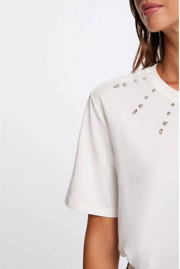 Morgan T-shirt wit - Foto 2