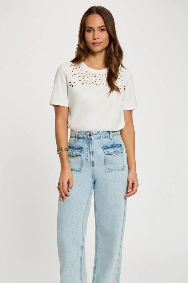 Morgan T-shirt wit