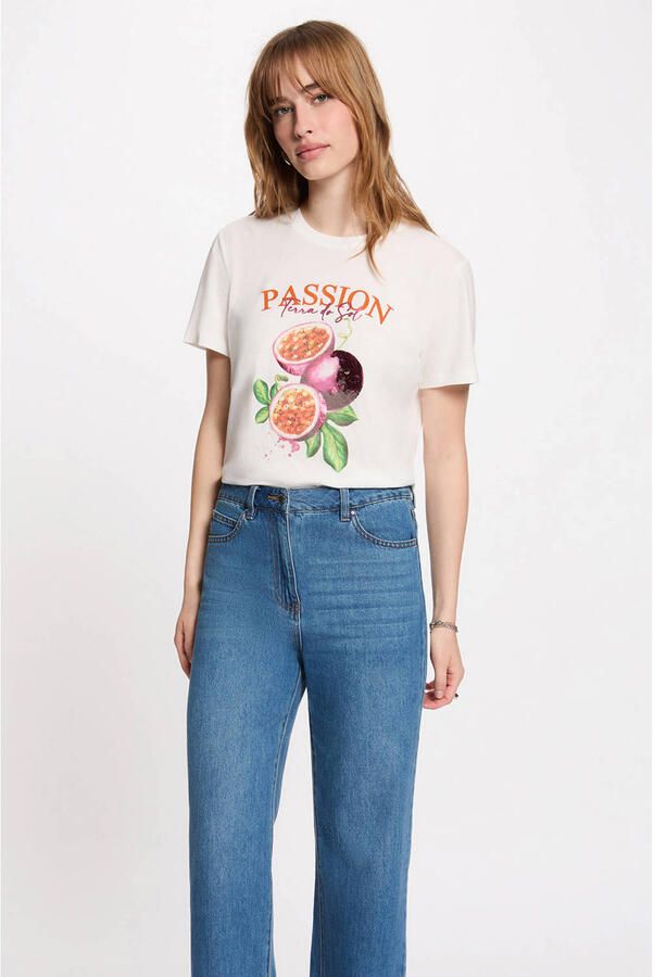 Morgan T-shirt wit