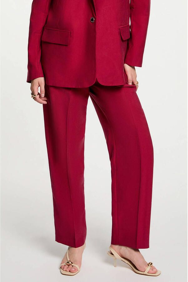 Morgan tapered pantalon rood