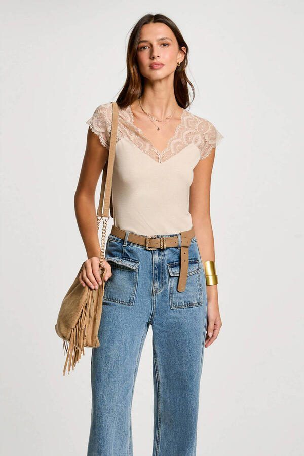 Morgan top beige