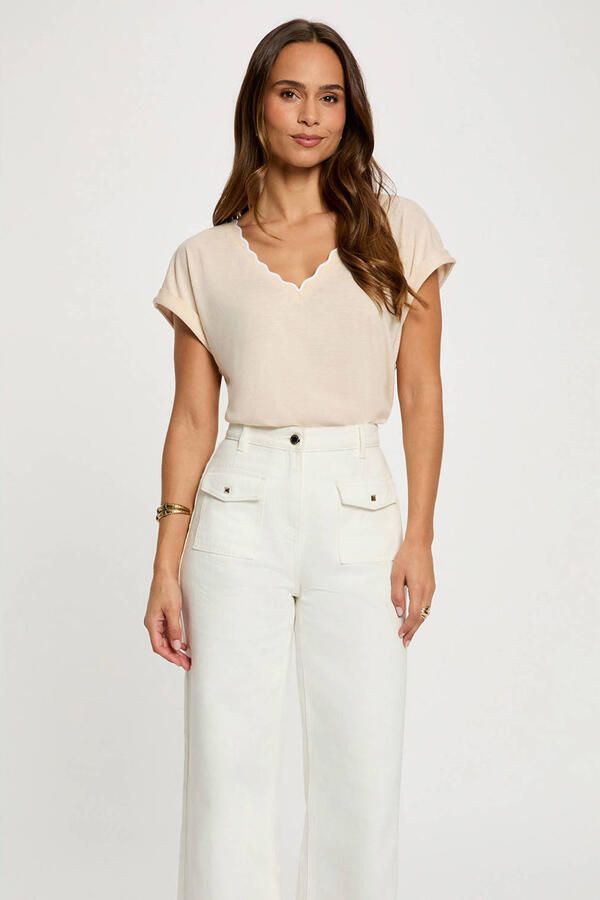 Morgan top beige