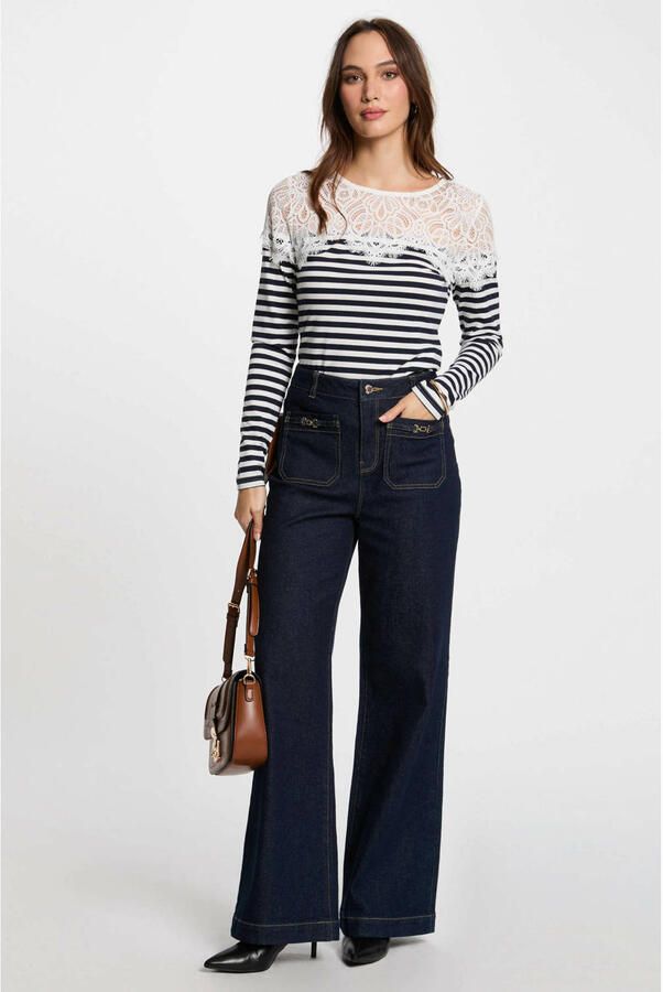 Morgan T-Shirt Lange Mouw 251-TMACO - Foto 2