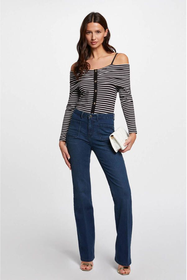 Morgan T-Shirt Lange Mouw 241-TROPEZ