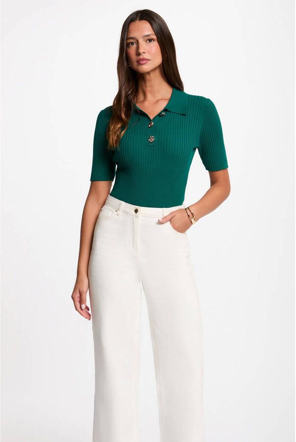Morgan top groen