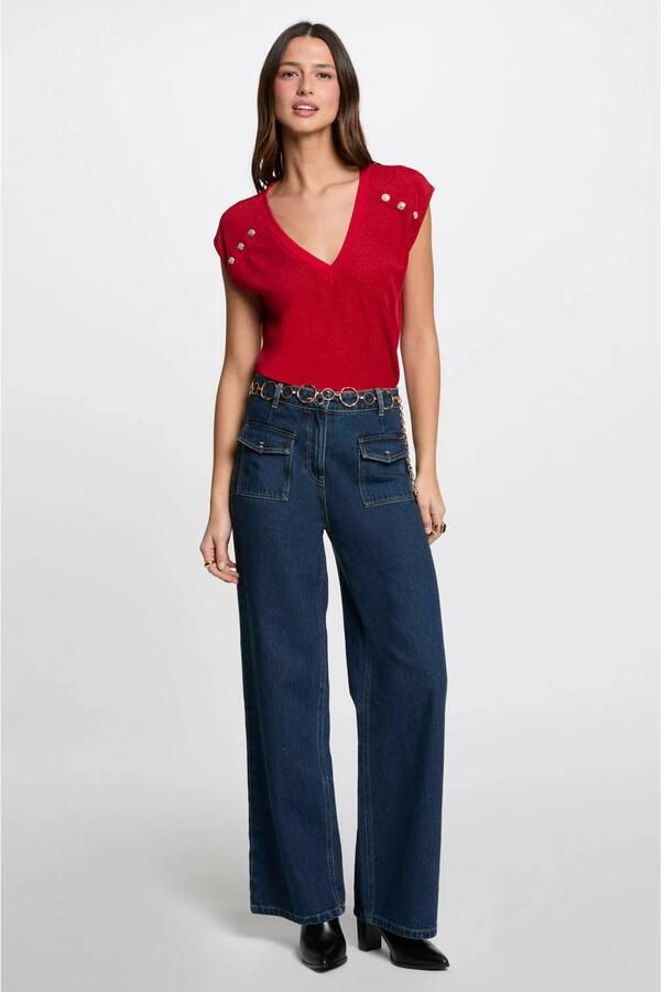 Morgan top met lurex