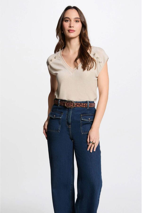 Morgan top met lurex - Foto 2