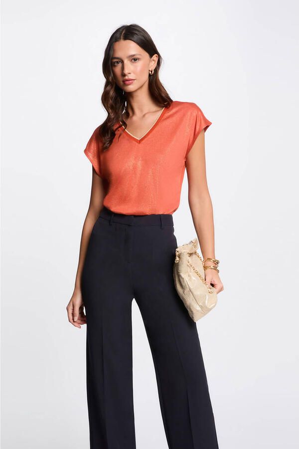 Morgan top met lurex - Foto 3