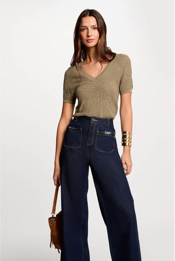 Morgan T-shirt Korte Mouw MPALM - Foto 2